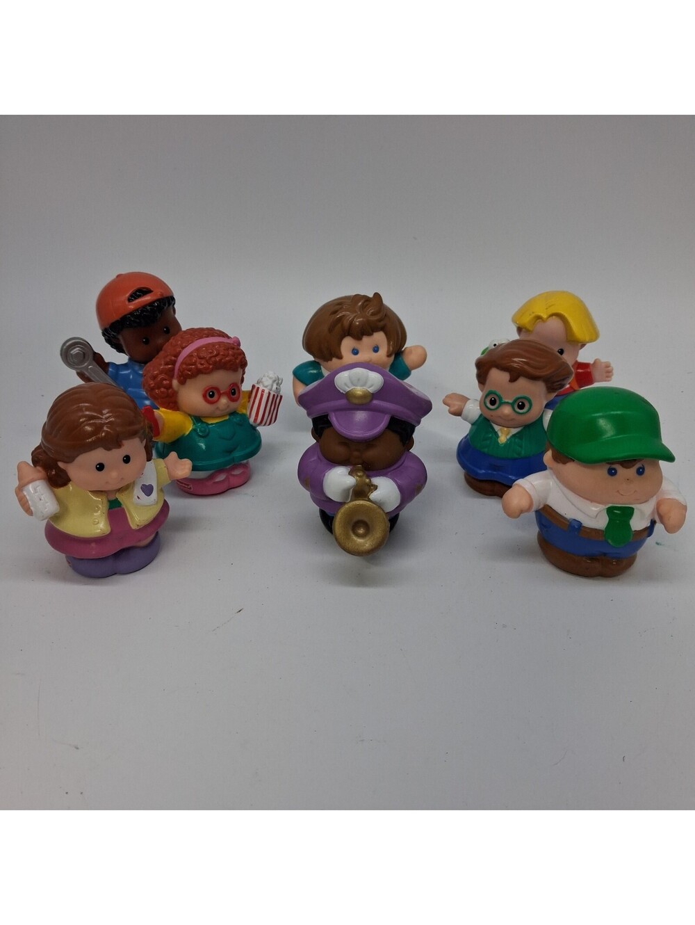 Fisher Price Little People Figures Lot of 8 Mixed Characters Music Band Toys